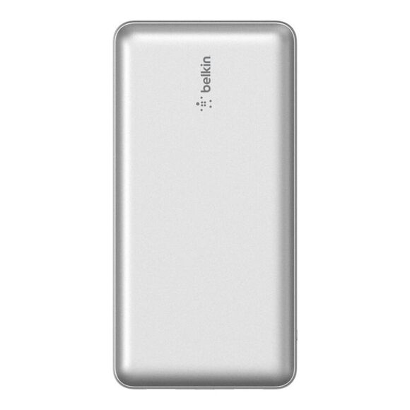 Open Box - Belkin - 20000mAh Power Bank 15W USB-A + USB-C - Sil Silver - Picture 12 of 13
